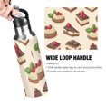thumbnail image 4 of Yayeee 33oz Insulated Water Bottle Double Wall Stainless Steel with Flip Straw Lid, Strawberry Cake, 4 of 7