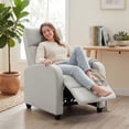 thumbnail image 2 of HOMCOM Fauteuil Inclinable à Poussée pour Cinéma Maison avec Siège Rembourré, 2 of 10