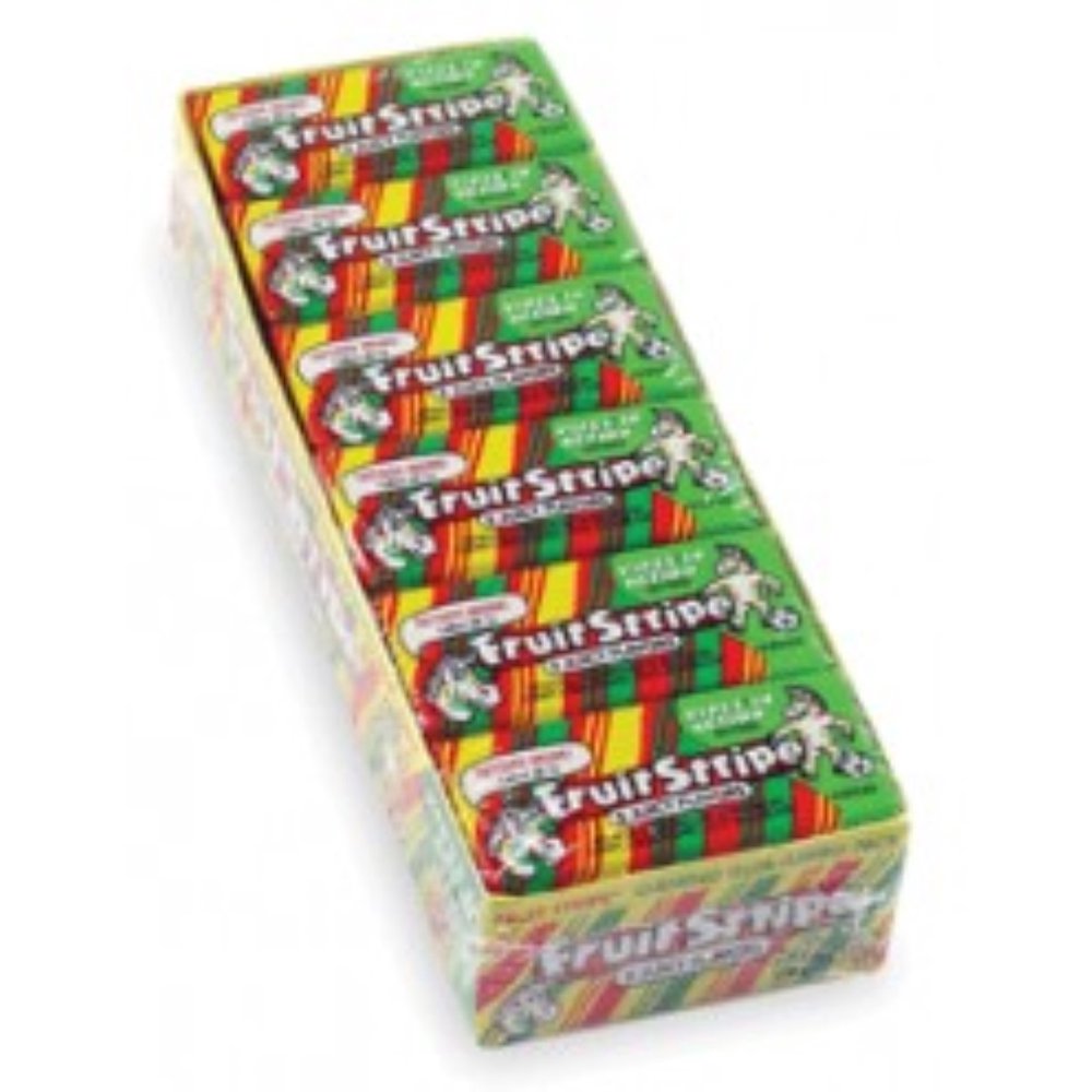 Fruit Stripe Chewing Gum 1 sided tray 1 (17ct per pack)