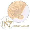 thumbnail image 3 of Shisuyan 8 Sets of Folding Fan Repair Kit Handheld Fan Shaft Replacement Parts Folding Fan Repairing Accessory Metal Shaft Rivets Fan Rivets, 3 of 9