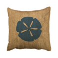 thumbnail image 1 of RYLABLUE Square Throw Pillow Covers Nautical Sand Dollar Rustic Deep Sea Blue Pillowcases Polyester 18 X 18 Inch With Hidden Zipper Home Sofa Cushion Decorative Pillowcase, 1 of 1