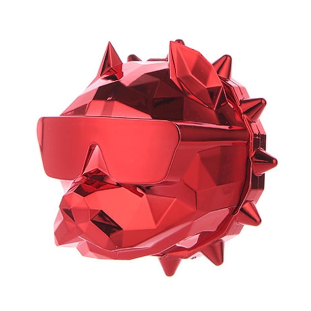 Coche Creativo Bulldog Difusor Exquisita Fragancia Interior Adorno Rojo