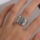 thumbnail image 1 of Anillos para mujer, regalos para mujer, simple, viento, brillante, flor, pequeño, fresco, abierto, anillo abierto, 1 of 5