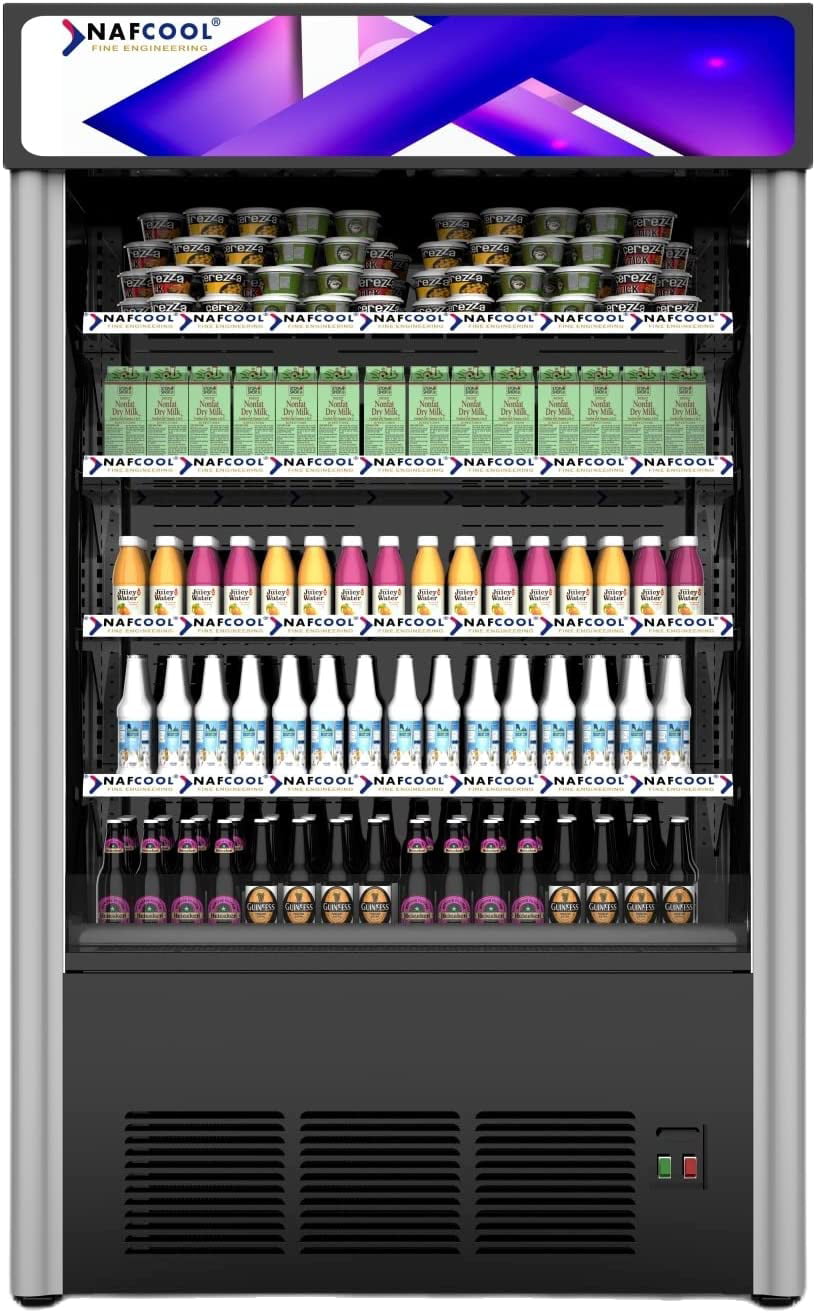 NAFCOOL 200-Can 3 Cu ft Mini Commercial Refrigerator, Small Beverage  Refrigerator Cooler, Glass Door Display Fridge
