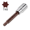thumbnail image 2 of Unique Bargains Douilles de Disque T45 1/2 Pouces Torx S2 Acier Longueur 100mm, 2 of 4