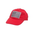thumbnail image 1 of Chapeau Ajustable Non Structuré Taille Jeunesse USA - Rouge, 1 of 2