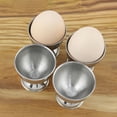 thumbnail image 5 of TONGMI Egg Holder Cup Set of 4 Egg Cups for Soft & Hard Boiled Eggs Stainless Steel, 5 of 13