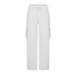 thumbnail image 3 of Pantalones largos para hombre de algodón y lino con cintura elástica, transpirables, cómodos, suaves, con bolsillos cargo, informales., 3 of 5