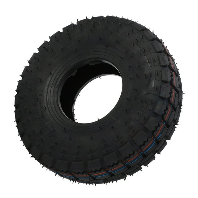 Pneu de Remplacement, Résistance aux Perforations en Caoutchouc 4.10/3.50-4 Polyvalent Grands Écarts 10 Po Pneu de Remplacement pour Chariot à Main Absorption des Chocs pour Remorques
