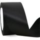 thumbnail image 1 of 2025 Latest Model 4cm Wide Black Satin Ribbon Solid Fabric Ribbons Roll for, 1 of 5
