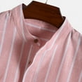 thumbnail image 7 of Mens V Neck T Shirts White Shirts Men T Shirts for Man 2025 Trendy Stripes Mens Shirts Dress Vintage Shirts Short Sleeve Cotton Linen Comfy Loose Fit, 7 of 7