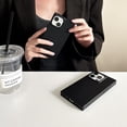 thumbnail image 6 of Matte Black Phone Case Compatible with iPhone 15 Pro,Cool Classy Timeless Unique Chic  Edge Slim Shockproof Basic Black Cover for iPhone 15pro 6.1inch, 6 of 9