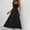 Black, variant on Tbopshirt Wedding Guest Dresses for Women,Womens Open-back Sleeveless Drawstring Printed Temperament Women's Long Skirt