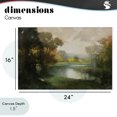 thumbnail image 4 of Stupell Industries Traditional Lakeside Morning in Autumn Light Canvas Art, 24 x 16, by Julia Purinton, 4 of 8