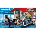 thumbnail image 3 of Set de Juego Playmobil Moto de Policía Persecución 32 Piezas, 3 of 3