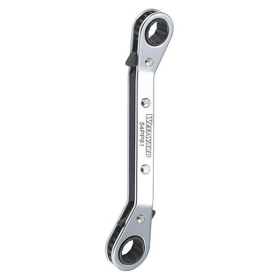 Westward Ratcheting Box End Wrench,6-1/2" L 54PP81