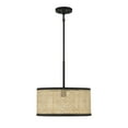 thumbnail image 2 of Trade Winds Remy 1-Light Pendant in Natural Cane with Matte Black, 2 of 5