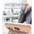 thumbnail image 6 of Compatible for iPhone 14 Pro Max Case with Ring Holder Kickstand [with Magnetic] Soft TPU Shockproof Electroplated Slim Thin Protective Phone Case for iPhone 14 Pro Max Pink, 6 of 14