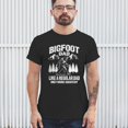 thumbnail image 4 of Bigfoot Dad T-shirt More Squatchy Funny Daddy Sasquatch Dad Joke Outdoor Camping Father's Day Gift Idea Men's Tee, 4 of 7