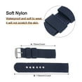 thumbnail image 4 of Uxcell Blue Nylon Watch Band 20mm Width Soft and Comfortable Nylon Strap with Silver Buckle, 4 of 6