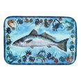thumbnail image 1 of Carolines Treasures 8086DDM Poisson Moucheté Plat de Truite Tapis de Séchage, 1 of 1