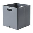 thumbnail image 6 of AZXY Collapsible Laundry Basket,Plastic Storage Bins with Handles,Flexible Laundry Hamper,Foldable Small Dirty Clothes Storage Basket for Bathroom Dormitory Toys Gray,11.02x10.62x10.62in, 6 of 6