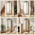 Anyrose 66"x 21" Baroque Full Length Mirror Arched Vintage Floor Mirror ...