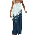 thumbnail image 5 of Elvqul Scoop Neck Maxi Dress for Women Tunic Summer Dresses Flowy Pullover Beach Womens Sleeveless Dress, Sizes S-5X, 5 of 9