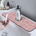 thumbnail image 7 of Xecao Girl Rabbit for Kitchen Sink Splash Guard Faucet Mat , Faucet Guard & Draining mat, (15" X 5.5" ), 7 of 7