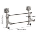 thumbnail image 2 of GUANGHONG Sturdy and Space Saving Suction Cup Double Pole Hanging Towel Rack for Bathrooms and Kitchens Easy Installation Strong Adhesion and Versatile Use, 2 of 5