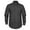 CHARCOAL, variant on J. METHOD Men's Premium Fabric Solid Color Long Sleeve Regular Fit Dress Shirts S-5XL [NEMT103]