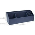 thumbnail image 2 of Bigso Elisa Desktop Organizer, 4.9 x 13 x 4.9 in, Blue, 2 of 3