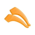 thumbnail image 3 of 2 Pieces Silic Slip Eyeglass Hooks, Lightweight Fashion Eyewear Orange, 3 of 8