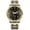 White-Gold-Black, variant on Popular handsome high appearance level men's gold black waterproof luminous multi-functional calendar leisure business quartz watch