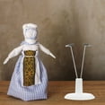 thumbnail image 3 of OFFIGAM Support de Poupée Portable Blanc pour Rangement et Exposition Design PVC Durable Léger 6 Pcs 15cm, 3 of 7