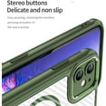 thumbnail image 5 of Case for iPhone 11,Full-Body Rugged Carbon Fibre Protective Clear Back Hybrid Magnetic with Wireless Charge Shockproof Protector Phone Case for iPhone 11,6.1 inch 2019 (Green), 5 of 18