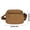 Khaki, variant on COM1950s Women Nylon Crossbody Bag, Lightweight Multi-Zipper Shoulder Purse for Daily Travel, Casual Small Crossbody Handbag for Shopping Outdoor