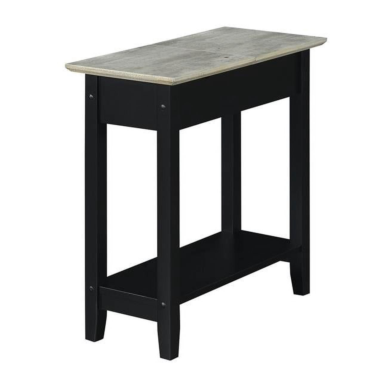 Tavolino Convenience Concepts Town Square End – Finto Marmo Bianco E Cromato, Design Classico E Moderno Per Soggiorno, 40x40x61 Cm