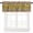 Brown, variant on Spring Sunflower Valances for Windows Farmhouse Kitchen Curtains Valances Rod Pocket Valance Curtains for Kitchen Windows Checkered Star Farmhouse Retro Window Valances for Bathroom Bedroom 42"x18"