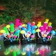thumbnail image 3 of Walbest Glowing Effect Artificial Mushroom Finger Coral Aquarium Plant Decor Ornament Decoration for Fish Tank Landscape, 3 of 7