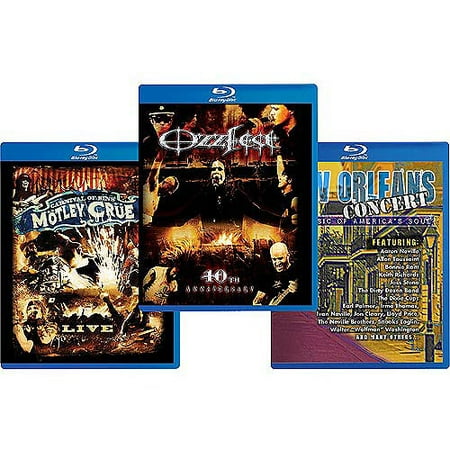 The Essential Concert Hot Spot: Ozzfest: 10th Anniversary / Motley Crue: Carnival Of Sins / New Orleans Concert: The Music Of America's Soul (Blu-ray)