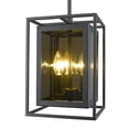 thumbnail image 6 of Z-Lite Infinity 3 Light Mirror Glass Steel Mini Pendant in Misty Charcoal, 6 of 7