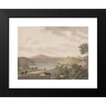 thumbnail image 2 of Søren L. Lange 24x19 Black Modern Framed Museum Art Print Titled - Aborrebjerget. a View of Mon (1820 - 1821), 2 of 5