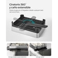 thumbnail image 4 of SONGMICS Escurreplatos de Acero Inoxidable, Escurridor de Platos, con Portavasos, para Cocina, 32.5 x 58 x 39.6 cm, Plata y Negro, 4 of 5