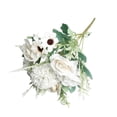 thumbnail image 2 of CuiLiyq Artificial Flowers, Faux Peonies Silk Flowers and Silk Hydrangea Bouquet, 1 Bundle Simulation Flowers for Wedding Table Centerpiece Floral Vase Decor, 11.8" x 5.9" (A), 2 of 6