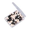 thumbnail image 1 of CIMAXIC 50 Pcs Eyeshadow Brushes Disposable Dual Sided Cosmetic Brushes Eye Shadow Makeup Application Brushes Makeup Tools,2.56"X0.2"X0.12", 1 of 5