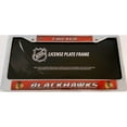 thumbnail image 1 of Chicago Blackhawks Chrome License Plate Frame, 1 of 3