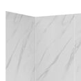 thumbnail image 5 of Streamline DSH-1140-106 32 in. L x 60 in. W x 55 in. H 4-Piece Glue-Up Alcove Bathtub Wall Surround in White Marble Finish, 5 of 11