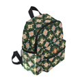 thumbnail image 2 of FORMRS Kids School Backpack with Front Zippered Pocket 12" Student Travel Daypack, Pink Geometric Flowers, 2 of 6
