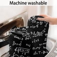 thumbnail image 5 of Math Equations Trigonometry Black Pattern Bathroom Rugs Mat,Non Slip Microfiber Bathroom Rug,Rubber Backing,Soft Bathroom Mats for Bathroom Floor,Tub and Shower,17x27in(43x68cm), 5 of 5